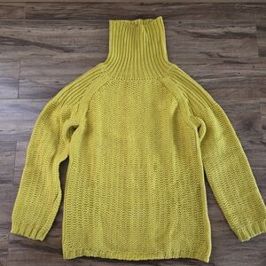 PULL&BEAR WOMENS MUSTARD YELLOW SIZE LARGE